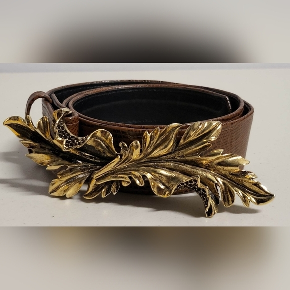 Jay Strongwater Accessories - Jay Feinberg Strongwater Signed Designer Belt SIZE MEDIUM